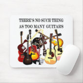 Te veel gitaren muismat (Met muis)