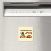 "Te veel Golden Retrievers" Magneet (Insitu (Vaatwasser))