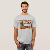 "Te veel Golden Retrievers" T-shirt (Voorkant volledig)