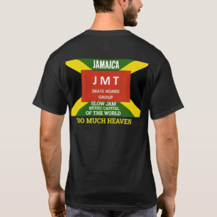 TE VEEL HEMEL. Basic donker T-shirt