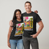 TE VEEL HEMEL. Basis Donker T-shirt (Unisex)
