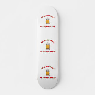 Te veel hoofd - Bier Persoonlijk Skateboard