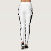 TE VEEL INFORMATIE | Brutalist Typography Street Leggings (Achterkant)