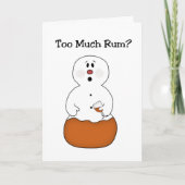 Te veel Kaart voor kerstmis (Voorkant)