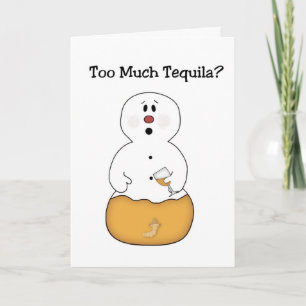 Te veel Kaart voor kerstmis in Tequila