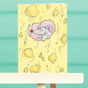 TE VEEL KAAS? wenskaart van Nicole Janes Kaart