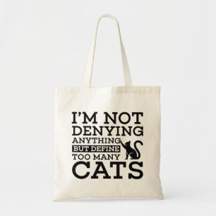 Te veel katten definiëren tote bag