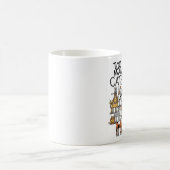 Te veel katten koffiemok (Center)