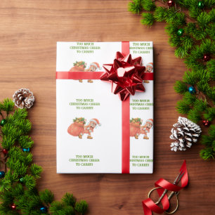 Te veel Kerstplezier om te dragen! Salami Cadeaupapier