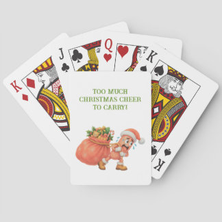 Te veel Kerstsmaak om mee te nemen! Salami Pokerkaarten