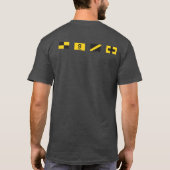 Te veel keuzes t-shirt (Achterkant)