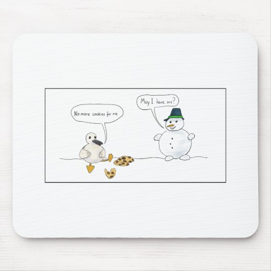 Te veel koekjes muismat (Voorkant)