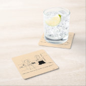 Te veel koffie kartonnen onderzetters (Insitu)