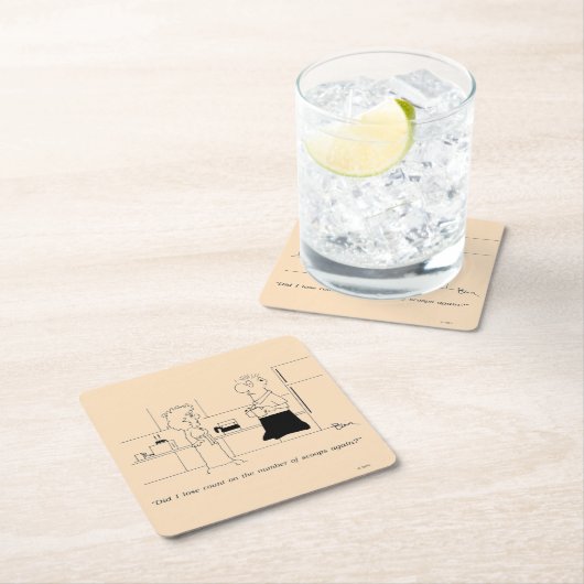 Te veel koffie kartonnen onderzetters (Insitu)