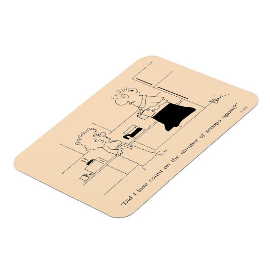 Te veel koffie magneet (Linkerzijde)