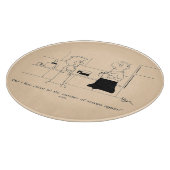 Te veel koffie snijplank (Hoek)