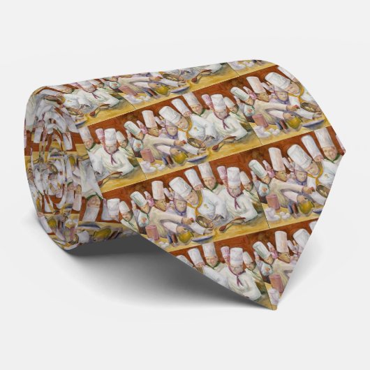 Te veel koks in het keukenstropdas stropdas (Opgerold)