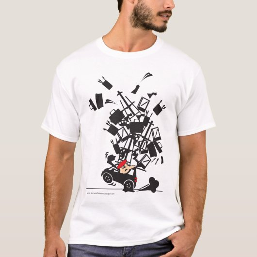 Te veel kunst! t-shirt (Voorkant)