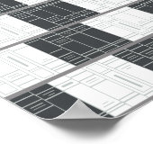 Te veel lezen zal je zicht schaden... poster (Hoek)