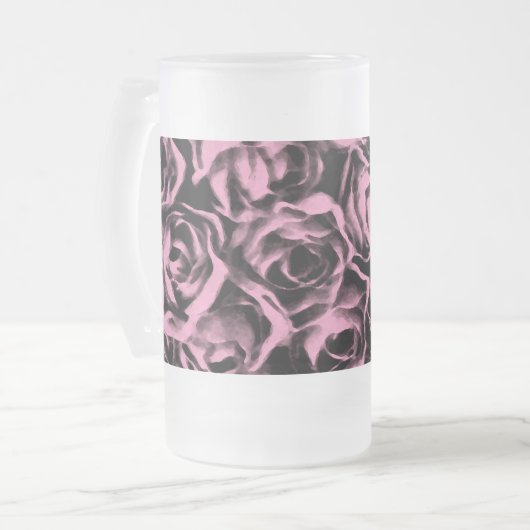 Te veel liefde ~ Frosted Glass Mok 16oz (Voorkant links)