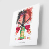 Te veel lijn bij Wunchtime Vierkante Klok (Hoek)