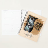 Te veel maandag gepersonaliseerd planner (Display)