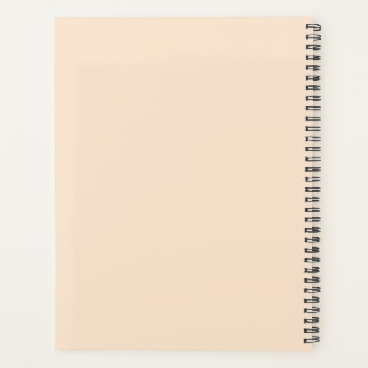 Te veel maandag gepersonaliseerd planner (Achterkant)