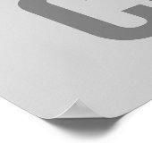 Te veel maandag niet genoeg koffie poster (Hoek)