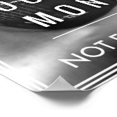 Te veel maandag niet genoeg koffie poster (Hoek)