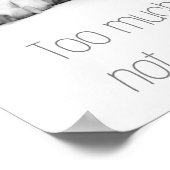 Te veel maandag, niet genoeg koffie - Slaperige ho Poster (Hoek)