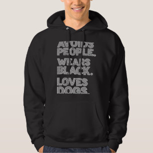 Te veel mensen buiten Design voor Introverted In Hoodie