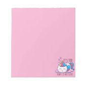 Te veel mensen buiten Unicorn Introvert Notitieblok (Voorkant)