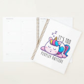 Te veel mensen buiten Unicorn Introvert Planner (Display)