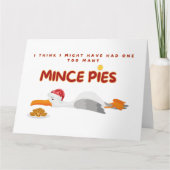 Te veel minstaart meeuw  kaart (Voorkant)