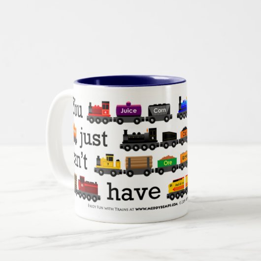 Te veel Mok (Voorkant links)