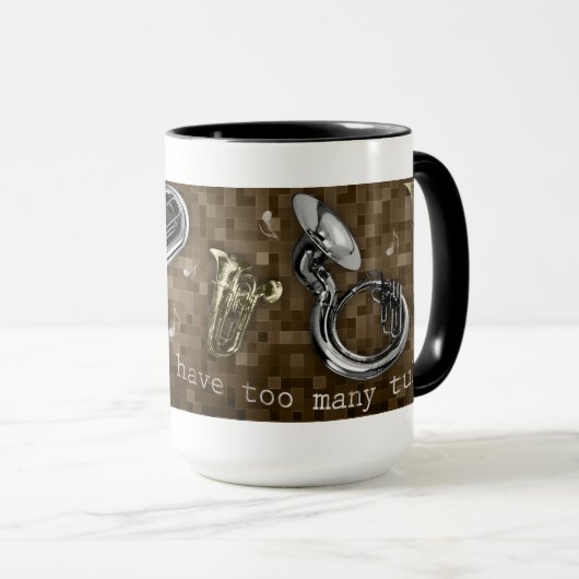 Te veel mok Tubas (Voorkant rechts)