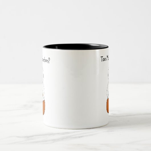 Te veel Mok van Bourbon Snowman (Center)