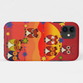 Te veel Moppige Uilen Case-Mate iPhone Case (Achterkant (horizontaal))