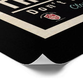 Te veel om te denken over Poster van politie (Hoek)