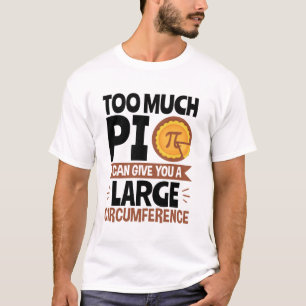 Te veel PI kan je een grote omtrek geven T-shirt