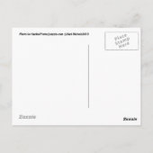 Te veel plezier? Boston Terrier Post Card Briefkaart (Achterkant)