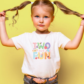 Te veel plezier, Pastel Lente Twee jaar oude Peute Kinder Shirts