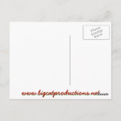 Te veel pudding. briefkaart (Achterkant)