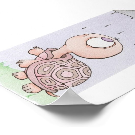 te veel regen poster (Hoek)