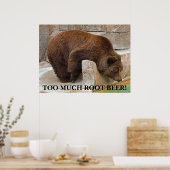 TE VEEL ROOT BEER! POSTER (Keuken)