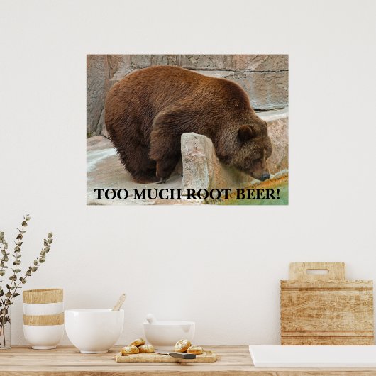 TE VEEL ROOT BEER! POSTER (Keuken)