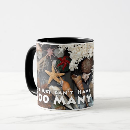 Te veel schelpdieren mok (Voorkant links)