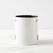 Te veel Schotse Snowman-Mok Tweekleurige Koffiemok (Center)