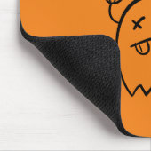 Te veel Snoep Halloween Ghost Monotone Muismat (Hoek)