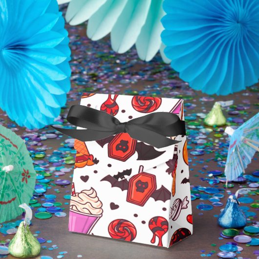 Te veel Snoep voor Dracula Funny Halloween Bedankdoosjes (Feest)